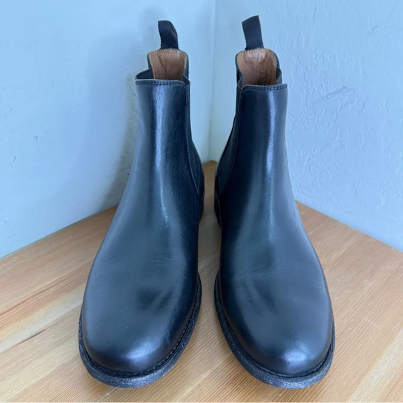 NEW FRYE TYLER Black Leather Chelsea Boot Men’s 10D main image 10